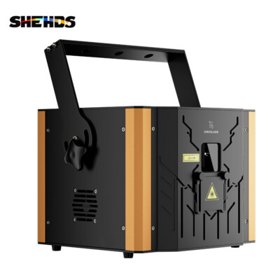 New version 12W Animation ILDA 2D3D Laser Light Full Color DJ Disco Party Stage