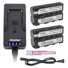 Kastar Battery Super Fast Charger for Sony NPF550 BC-VM10 DCR-VX2000 DCR-VX2000E