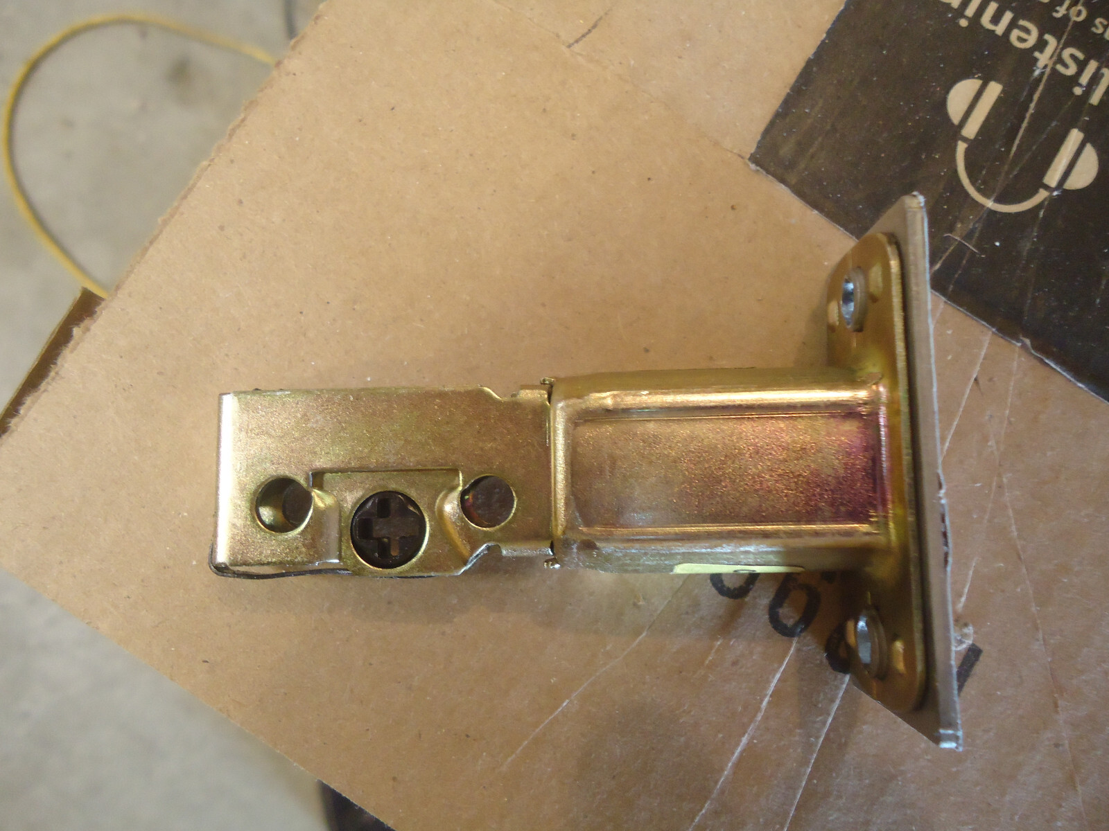 COMMERCIAL DEADBOLT Latch NEW DULL CHROME FITS SCHLAGE B SERIES 23/8