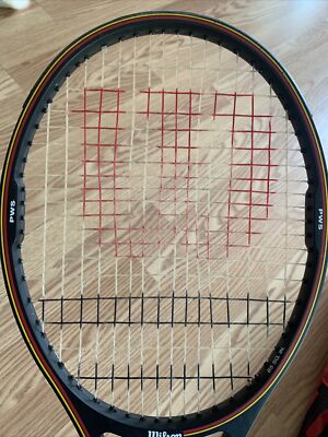 Raquette Wilson Pro Staff 6.0 - Grand Tamis 110, Manche 4 1/4, Avec Housse