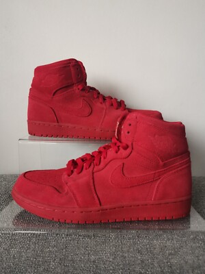 NIKE AIR JORDAN RETRO HIGH ,,Red Suede'' SIZE UK EUR