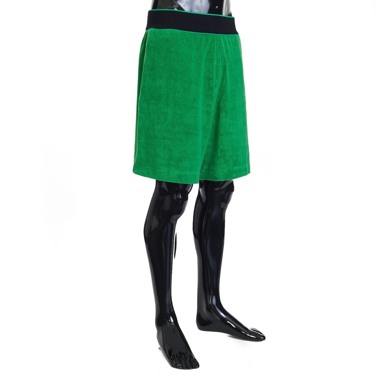 パンツ BOTTEGA VENETA ACTIONPAINTING SHORTS 38 BOTTEGA VENETA 790$ Green Toweling Shorts - Terry Cotton, Logo