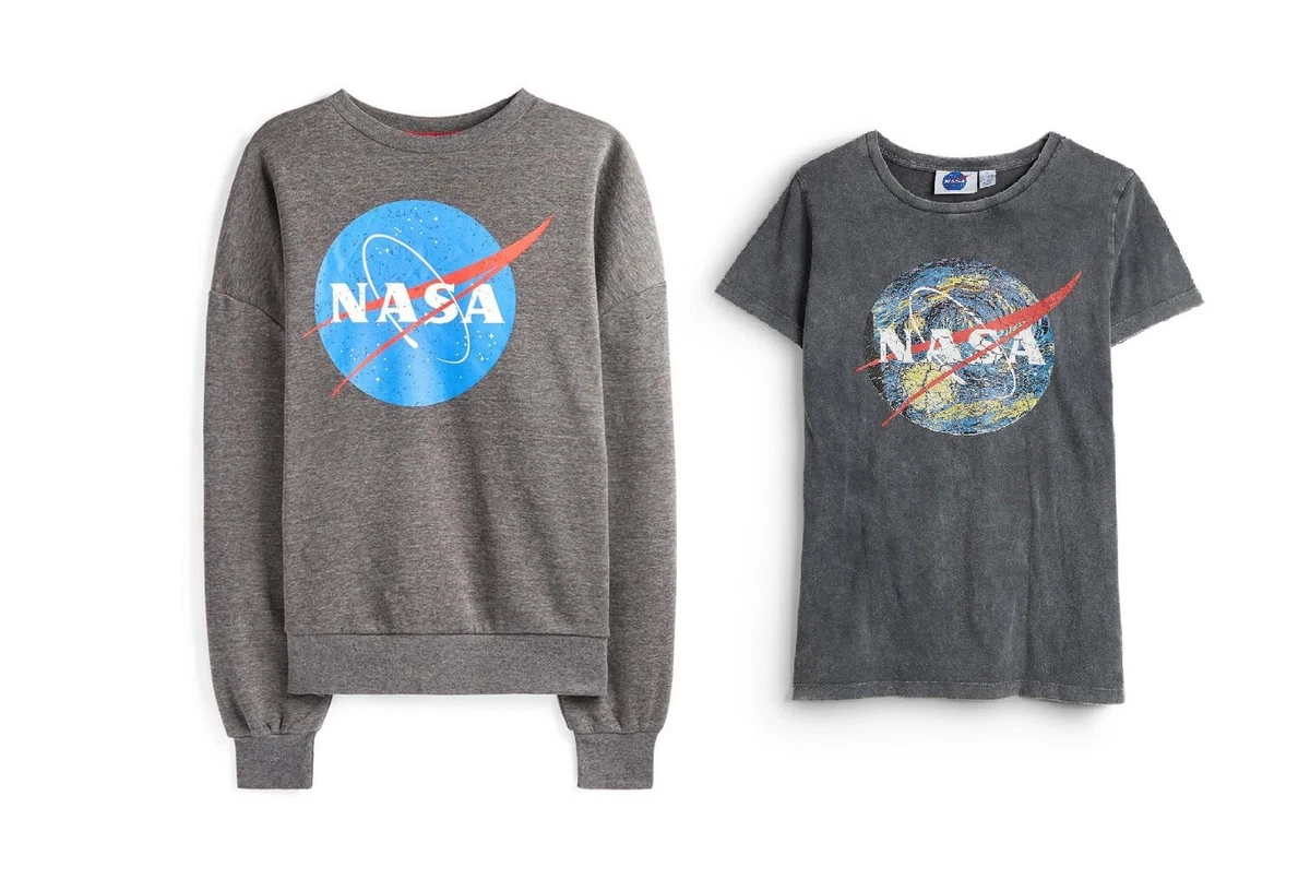 PRIMARK OFFICIAL WOMENS NASA SPACESHIP CLASSIC LOGO JUMPER SWEAT SHIRT | eBay