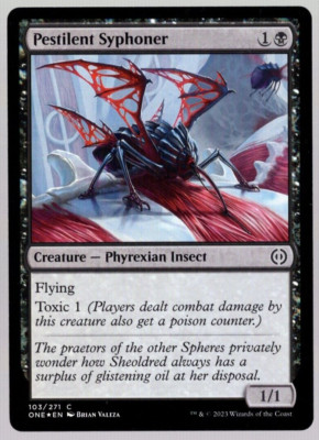 Persistent Syphoner 103/271 Common Foil All Will Be One MTG Near Mint