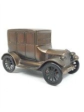 Vintage Banthrico Metal Car Bank Chicago USA FORD 1926 5.5" Long SEE PICS