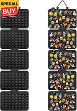 Hanging Enamel Lapel Pin Display Panels Organizer with 5 Loose-leaf Board Pieces