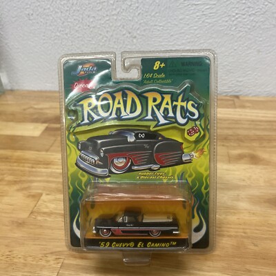 ROAD RATS キャデラック　59 62 ローライダー　カスタム　jada Jada Road Rats 1959 Cadillac Coupe DeVille Chop Shop 1:24