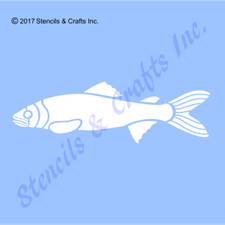 FISH MINNOW STENCIL NAUTICAL BEACH OCEAN MARINE COASTAL CRAFT TEMPLATE PAINT