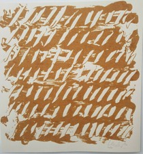 Günther Uecker handsigniert nummeriert datiert Terragrafie