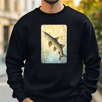 Hecht Fischart Sweatshirt Kuschelig und Perfekt für jeden Anlass S bis 4XL