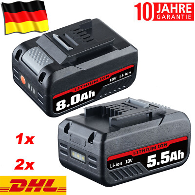 8,0Ah 5,5Ah Ersatzakku Für Einhell Akku 18V Power X-Change PXC Li-Ion LED 3-LED
