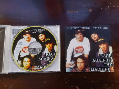 Rage Against The Machine CD - Justify Those That Die ** RARE MINT Picture Disc**