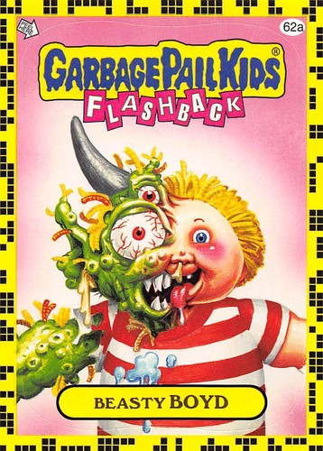 GARBAGE PAIL KIDS 2011 FLASHBACK SERIES 2 PICK-A-CARD YELLOW BASE STICKERS TOPPS - Picture 246 of 321