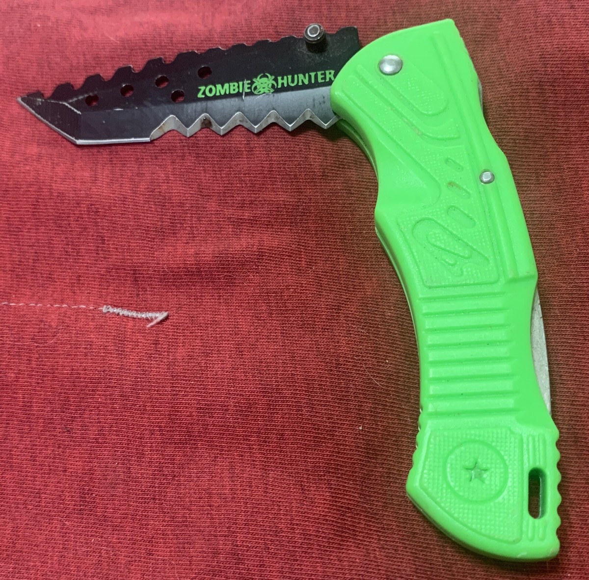 その他 geek zombie Killer Geary Zombie Killer Pocket Knife Wicked Serrated Tanto Blade | eBay