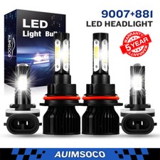 For Dodge Ram 1500 2500 3500 1999-2001 Led Headlight Highlow Fog Lights Bulbs