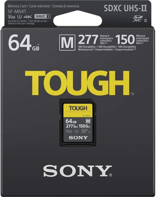 Sony TOUGH 64GB SDXC UHS-II