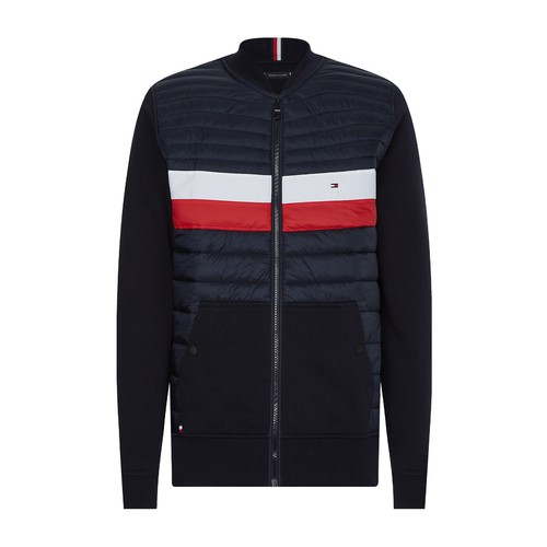 Tommy Hilfiger Mix Media Baseball Zip 
