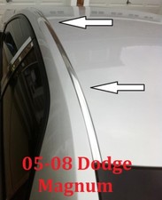 For 2005-2008 Dodge Magnum Chrome Roof Top Trim Molding Kit For 2005-2008 Dodge Magnum Chrome Roof Top Trim Molding Kit