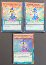 Yugioh TCG - 3x Performapal Trump Witch - FUEN-EN048 - Super Rare, 1st - NM 2017