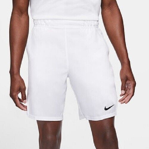 Pantalones Cortos NIKE Para Hombre Court DriFit Victory 9" Entrepierna Blanco Medianos Nuevos con Etiquetas Minorista $50 - Imagen 1 de 1
