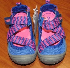NEW OSH KOSH B'GOSH TODDLER GIRLS BLUE AND PINK ORIONG SHOES SZ 5 OR 6
