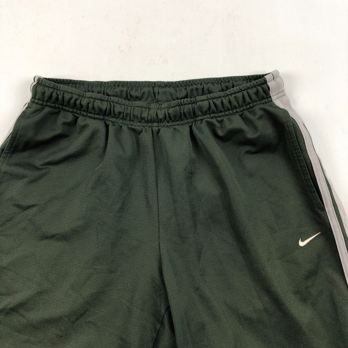 Nike Striped Track Pants Mens Large Green Vintage Ankle Zip Nike Striped Track Pants Mens Large Green Vintage Ankle Zip