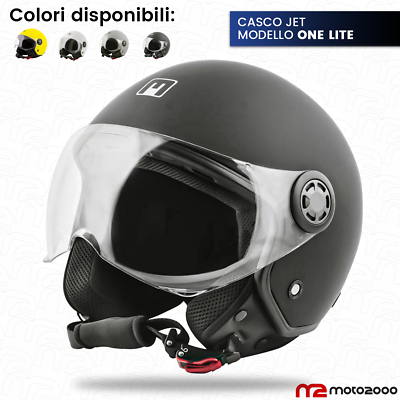 Casco Moto Jet ILM Modello 506 Vintage - Omologato ECE Per Scooter E Vespa | Uomo E Donna - Foto 11