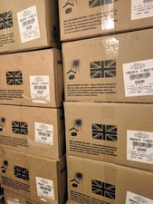 MRE BRITISH FULL BOX ALL 10 Packs ARMY 24 HOUR RATION CASE UK Military 24 HR