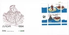 1994 Ireland Europa. St Brendan's Voyages Miniature Sheet First Day Cover