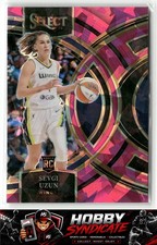 2024 Panini Select WNBA #177 Sevgi Uzun Prizms Pink Ice