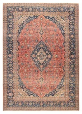 9'5" x 13'11" Traditional Vintage Hand Knotted Oriental Carpet Wool Area Rug