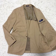 Polo Ralph Lauren Cotton Tailored Jacket Beige Men Size 40 L Blazer