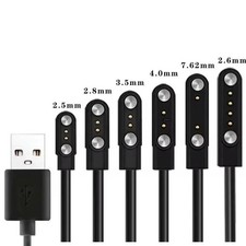 2-Pin Universal USB Data Charging Cable Magnetic Charger For Smart Watch 2.84mm
