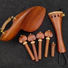 Roseowood Viola Accessories Kits, High Quality Viola pegs Tailpiece Chinrest