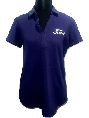 Ford Automotive - Women s Blue Polo Shirt With Official Logo - Size Medium