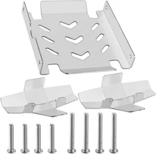 Stainless Steel RC Skid Plate Chassis Armor Protector Guard Compatible... 