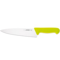 Giesser Kochmesser 20 Cm Mit Breiter Gestanzter Klinge & Gelben Griff 8455 20 Li