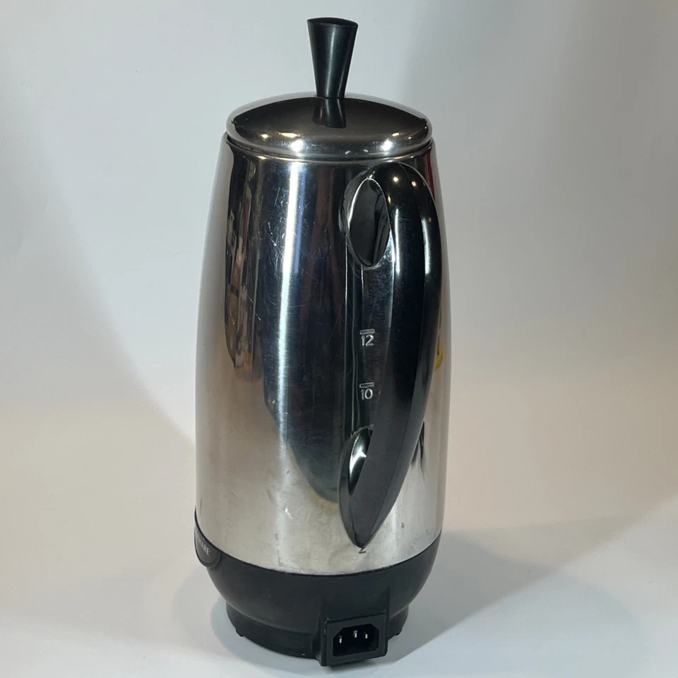 Cafetera percoladora Farberware súper rápida de acero inoxidable modelo FCP412 VER DESC Foto 2 de 4