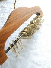 Vintage MCM Men's Neck Tie Hanger Mi-Tie Inc Chicago USA 19 Hanging Tabs