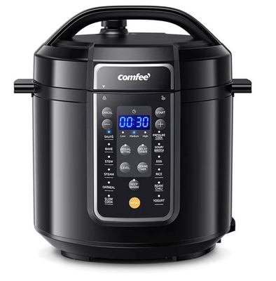 #ad COMFEE’ 9 in 1 Electric Pressure Cooker 14 Presets Instant Multi Cooker Black $65.00