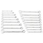 Klutch 18-Pc. SAE/Metric Extra-Long Combination Wrench Set, Model# 34697A