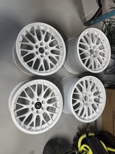 OEM Dodge Viper GTSR ACR BBS Wheels Front 18X10 Rear 18X13 Powder Coated White!