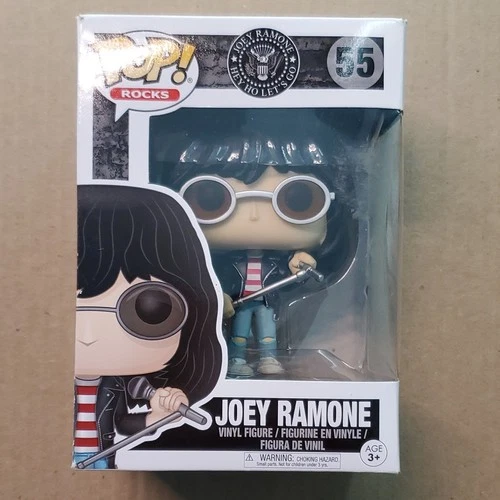 Funko Pop! Rocks Joey Ramone #55 Vinyl Figure (Vaulted) w/Protector
