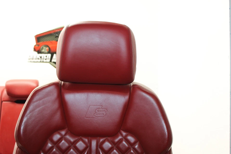 Juego completo de asientos delanteros/traseros OEM NG129 2018-2024 AUDI SQ5 rojo Foto 2 de 4