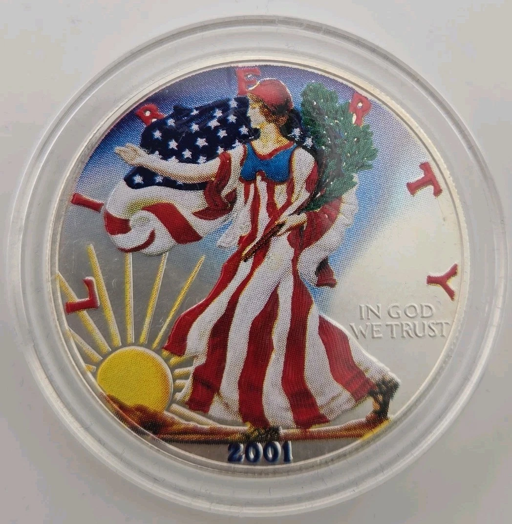 American Eagle 1 oz Precious Metal Content per Unit 2001 Silver