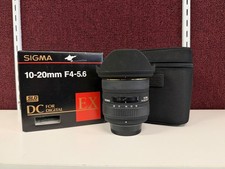 GREAT CONDITION SIGMA 10-20mm f/4-5.6 EX DC Wide Angle Zoom for Nikon AF