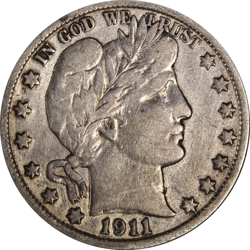 1911-S Barber Half Dollar