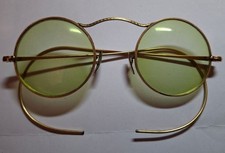 stare okulary z klapką - szkła 39mm - przyciemniane