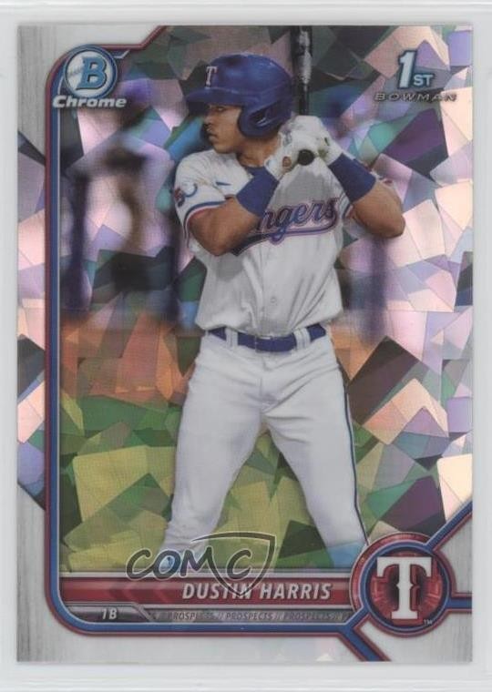 2022 Bowman Chrome Prospects Atomic Refractor Dustin Harris #BCP-119 0t2