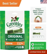 Greenies  Petite Dental Dog Treats, 3 oz. Pack of 5 - Vet Recommended